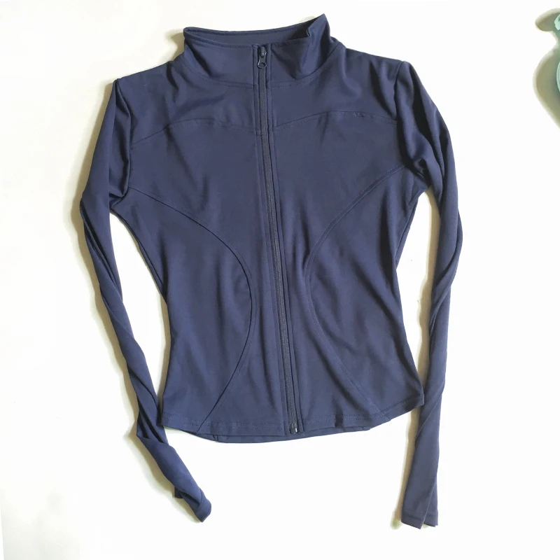 SUOTF Long Sleeve Yoga Shirt Women Zip Fitness Yoga Shirt Winter Warm Gym Top Activewear Running Coats Yoga Shirt Woman
