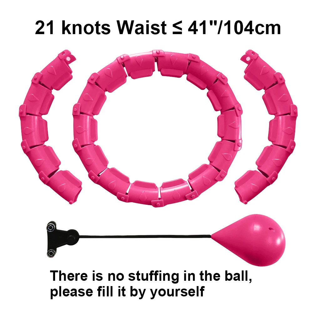 21/24/27/30 Knots Sport Fitness Hoops Abdominal Thin Waist Exercise Massage Hoop Fitness Equipment Gym Home Training Weight Loss