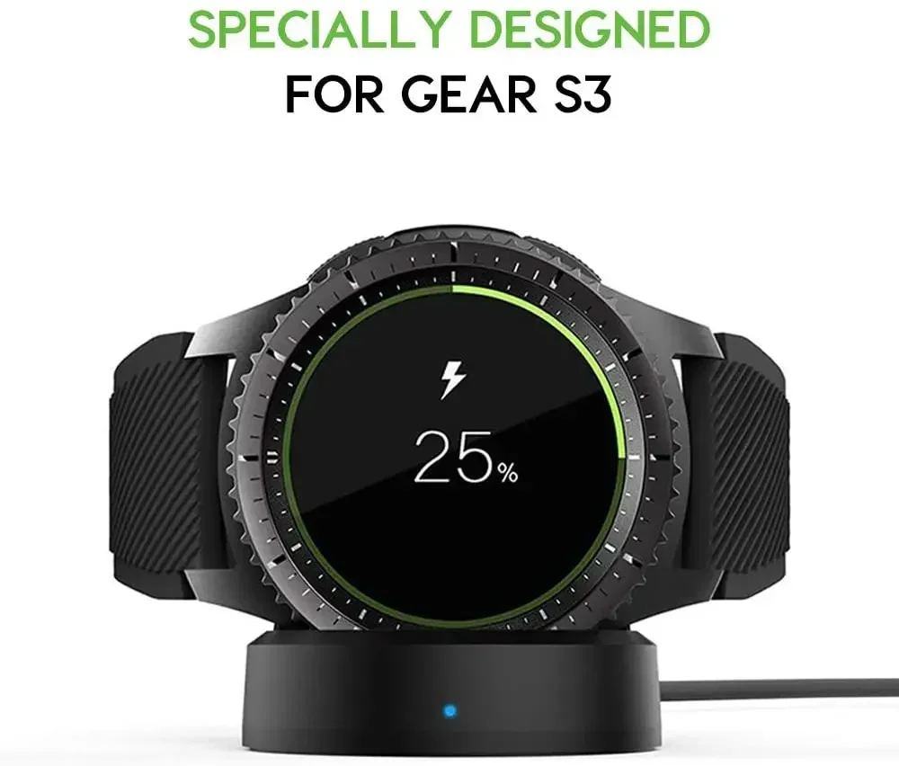 F25 wireless charging base with USB charging cable