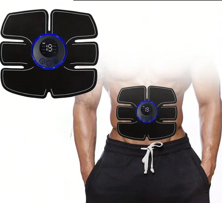USB Charging EMS Abdominal Muscle Stimulator for Men Fitness ABS Arm Training Patches Home Muscle Exercise Equipment