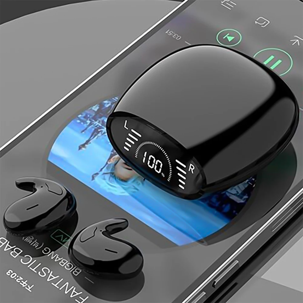 Ultra-Thin Bluetooth 5.3 Sleep Earphones