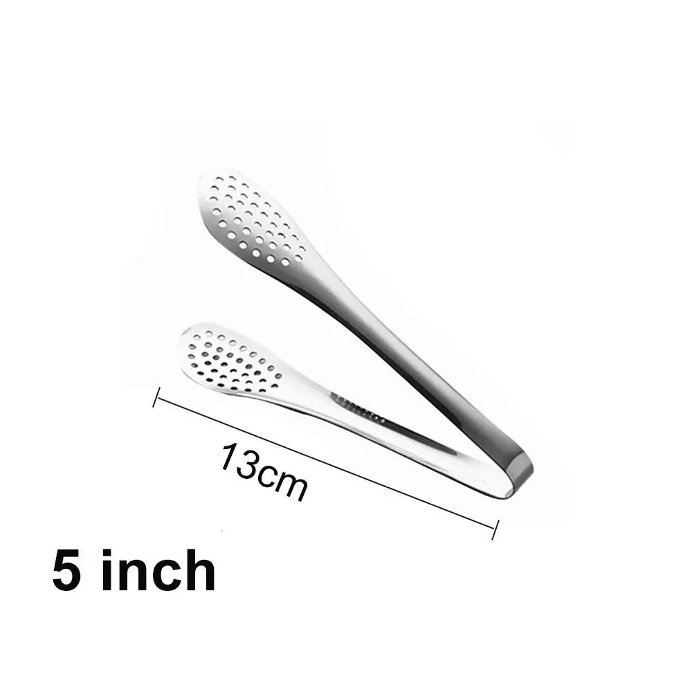 Stainless steel kitchen tongs